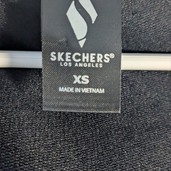 Skechers Los Angeles Black Hooded Open Cardigan - Women's XS - Picture 4 of 7